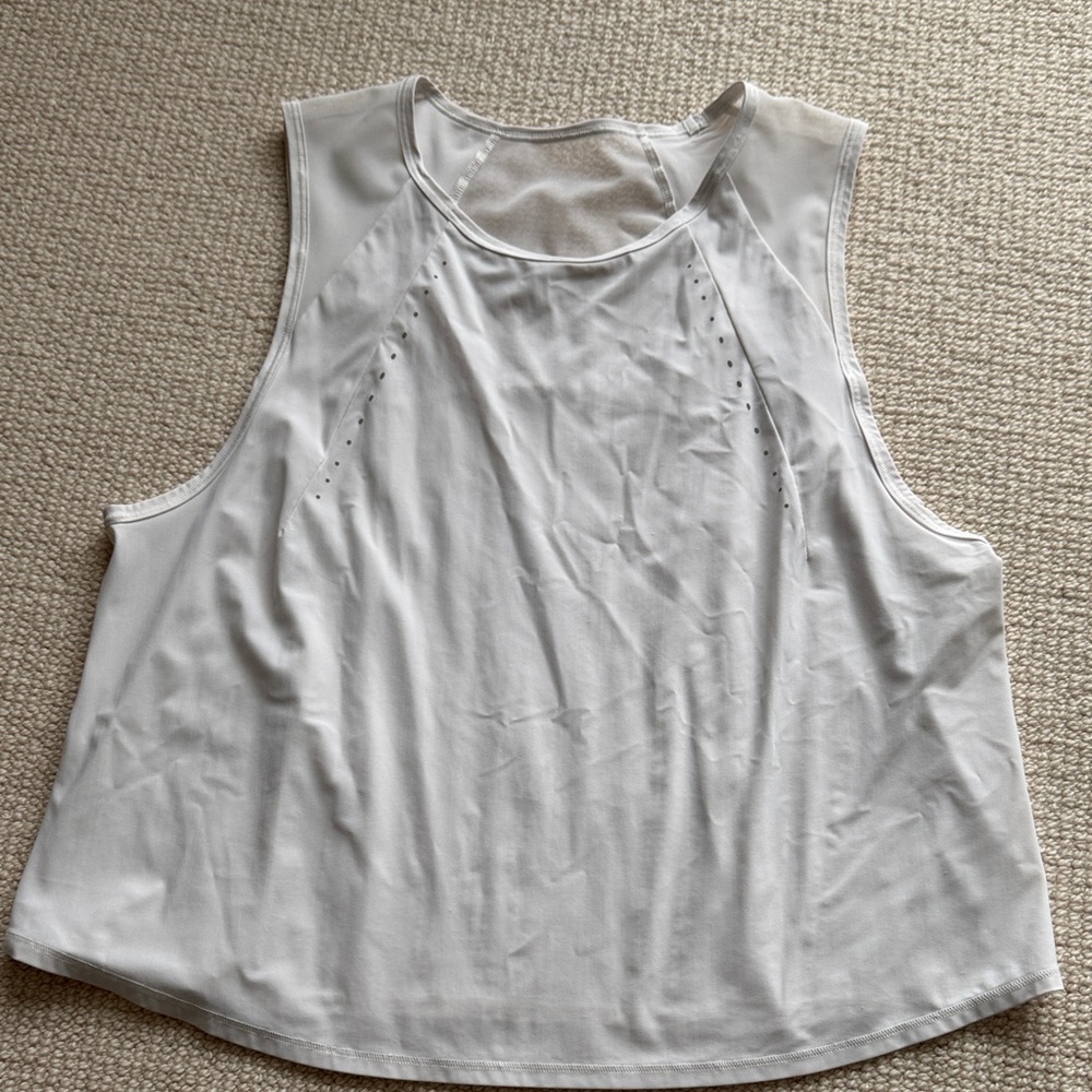Lululemon Athletica White Tank Top